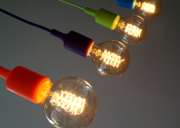 Pendelleuchte "NeonB" incl. Vintage Glühbirne